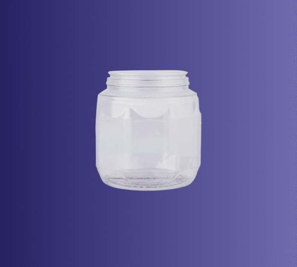 Pote 380 cc 19 gr pvc - natural - octogonal