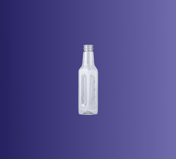 Botella 250 cc 21 gr pet - natural - cuadrada tapa presion