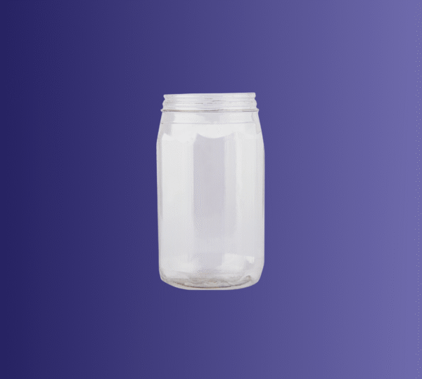 Pote 700 cc 30 gr pvc - natural - octogonal