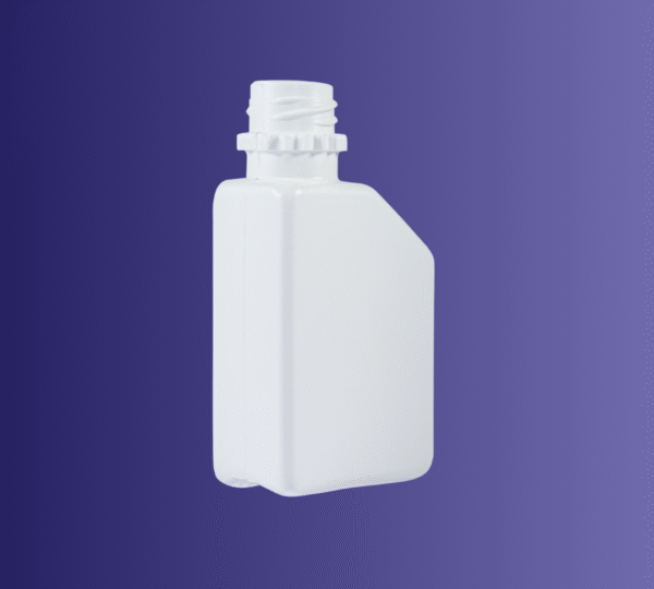 Botella 125 cc 11 gr pead - blanca - cuadrada